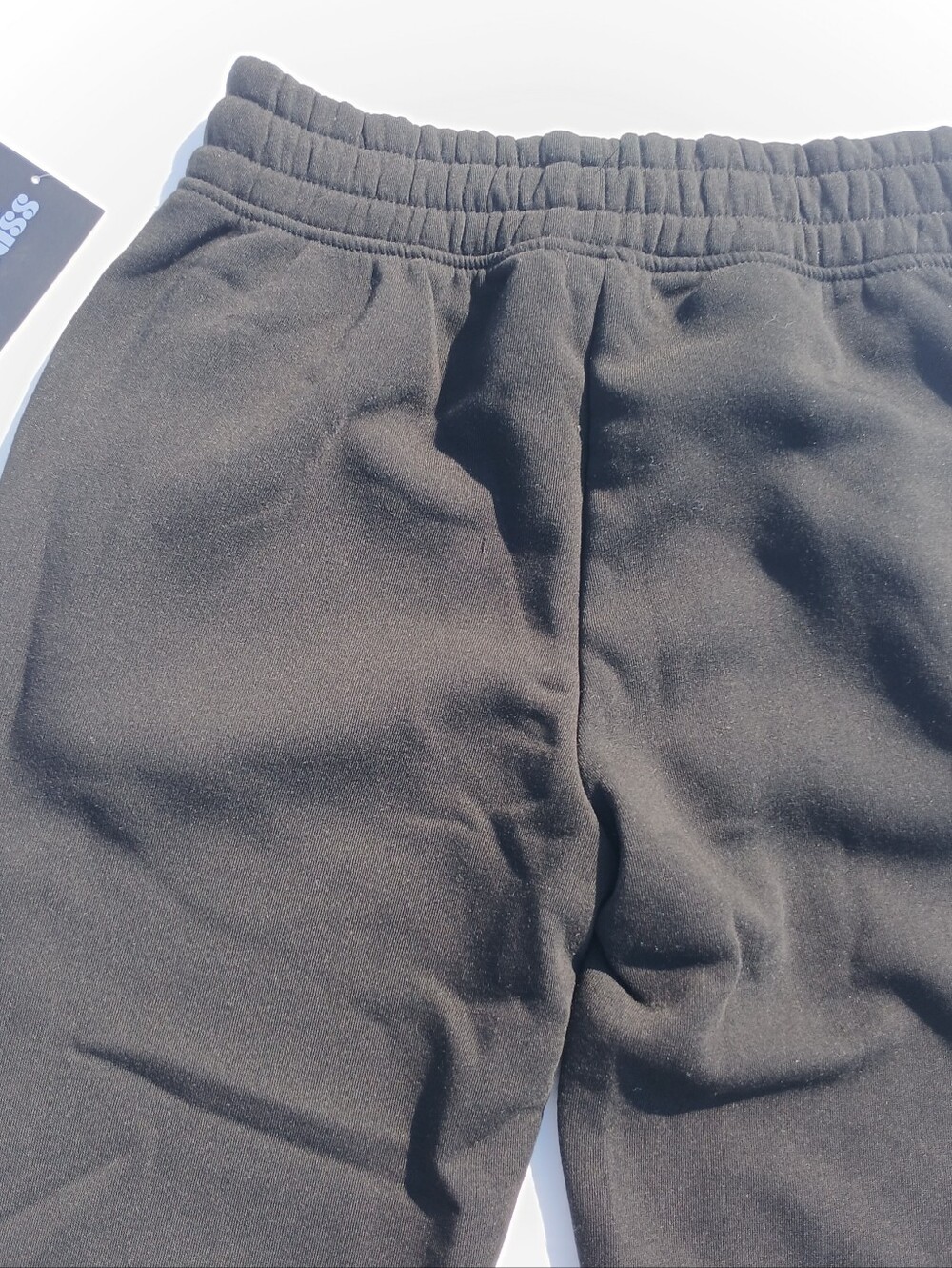 NEW NWT Black Wide Leg Sweat Pants womens size M Lounge Jogger Jogging Pant - Picture 8 of 8